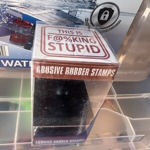 Abusive Rubber This is Fxxking Stupid Stamper New